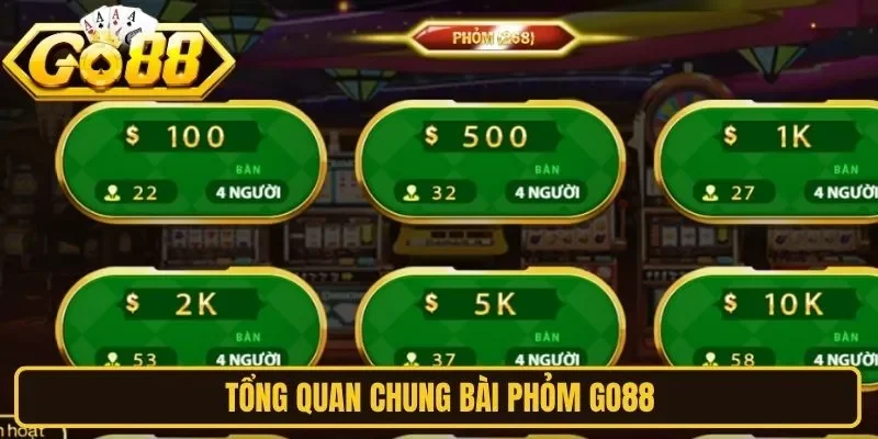 Tổng quan chung bài phỏm Go88