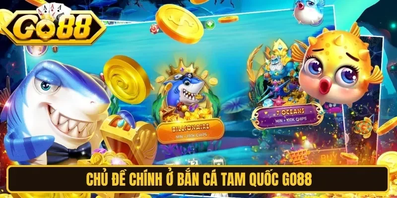 Chủ đề chính ở bắn cá tam quốc Go88