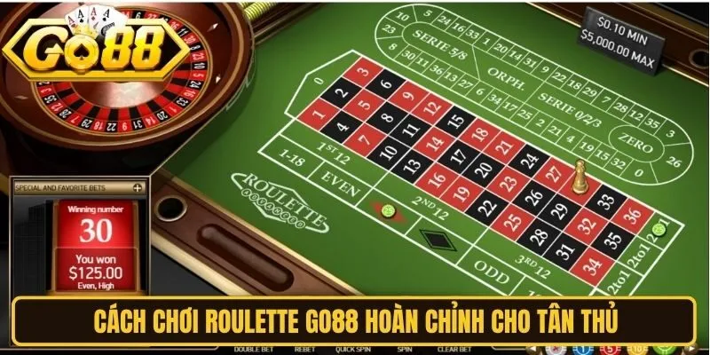 Cách chơi Roulette Go88 hoàn chỉnh cho cộng đồng tân thủ năm 2026