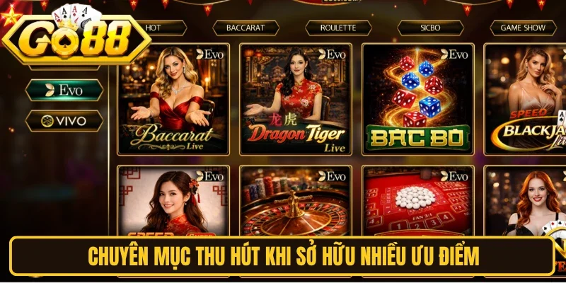 Chuyên mục thu hút khi sở hữu nhiều ưu điểm