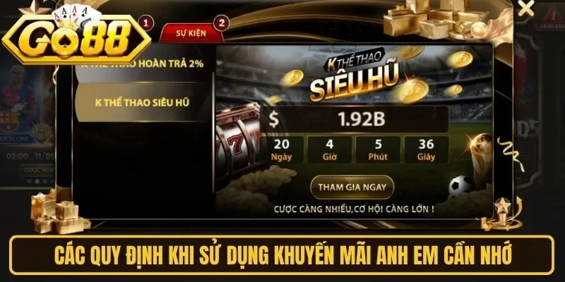Các quy định khi sử dụng khuyến mãi anh em cần nhớ