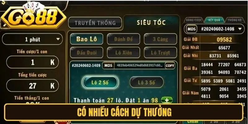 Có nhiều cách dự thưởng