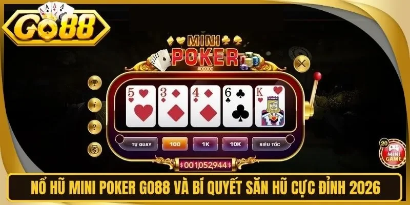 Nổ Hũ Mini Poker Go88 Và Bí Quyết Săn Hũ Cực Đỉnh 2026